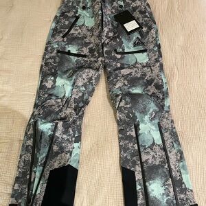 Stylish Gray and Green Track Pants